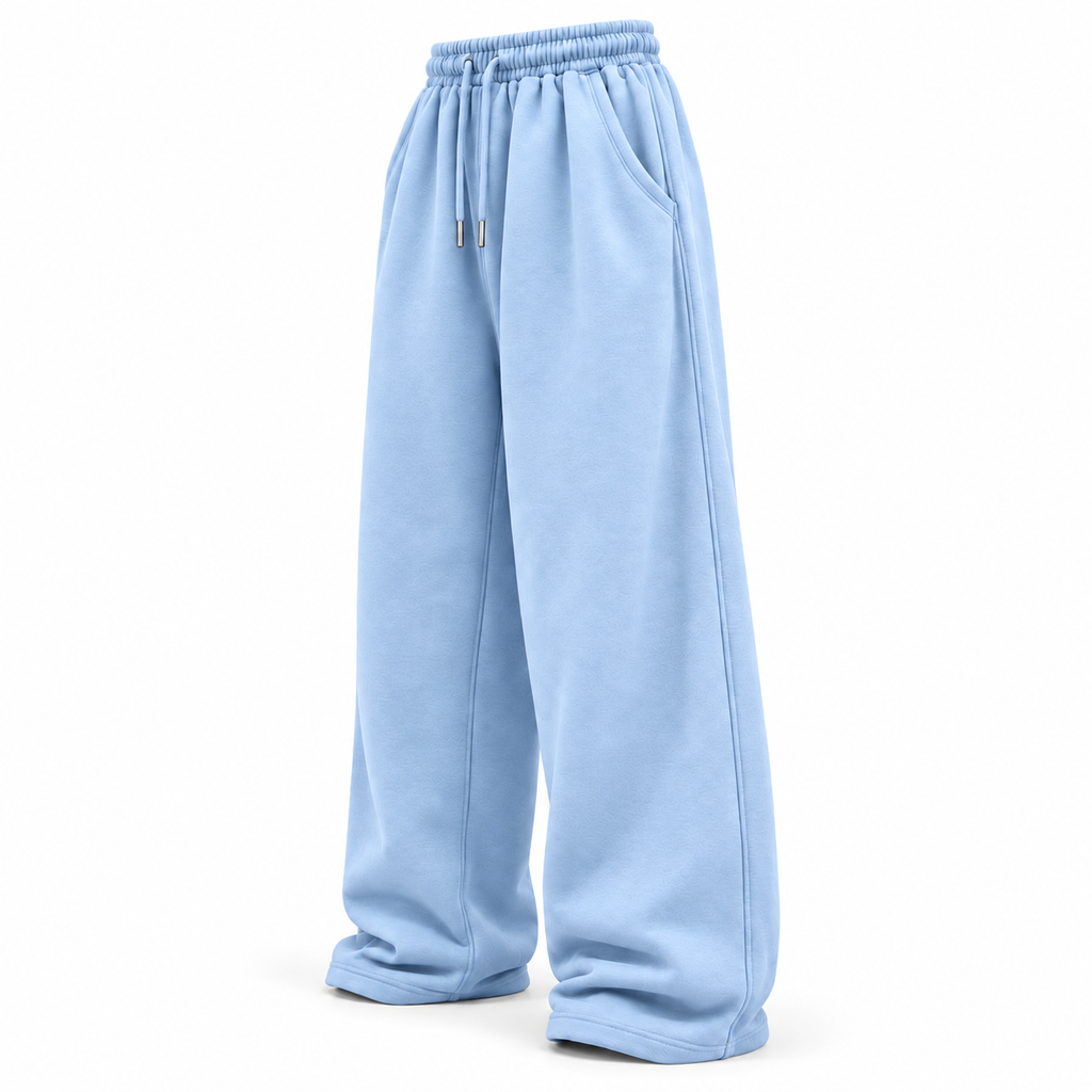 Wide pant - Baby blue