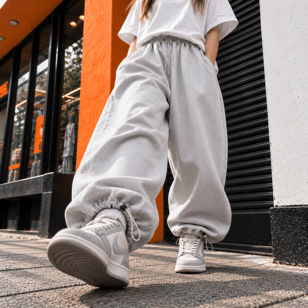 Super wide pant - Grey