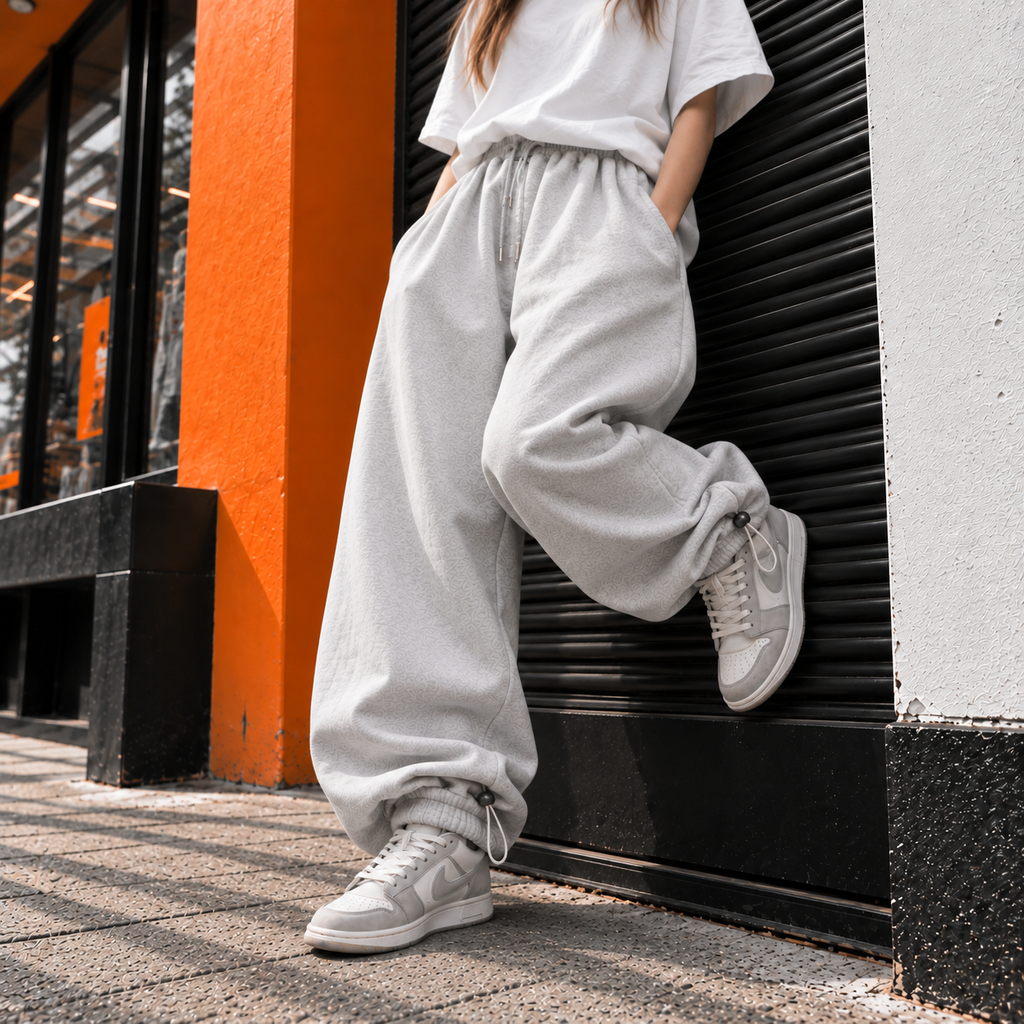 Super wide pant - Grey