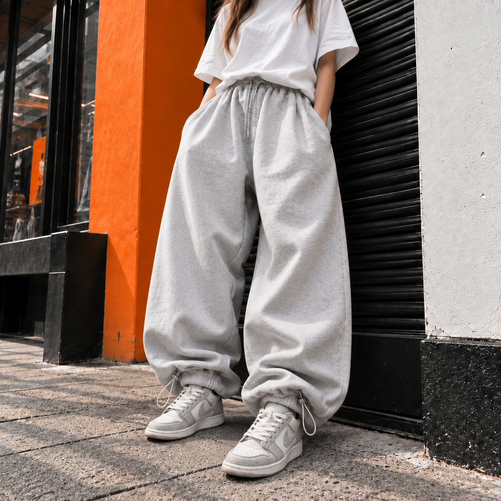 Super wide pant - Grey