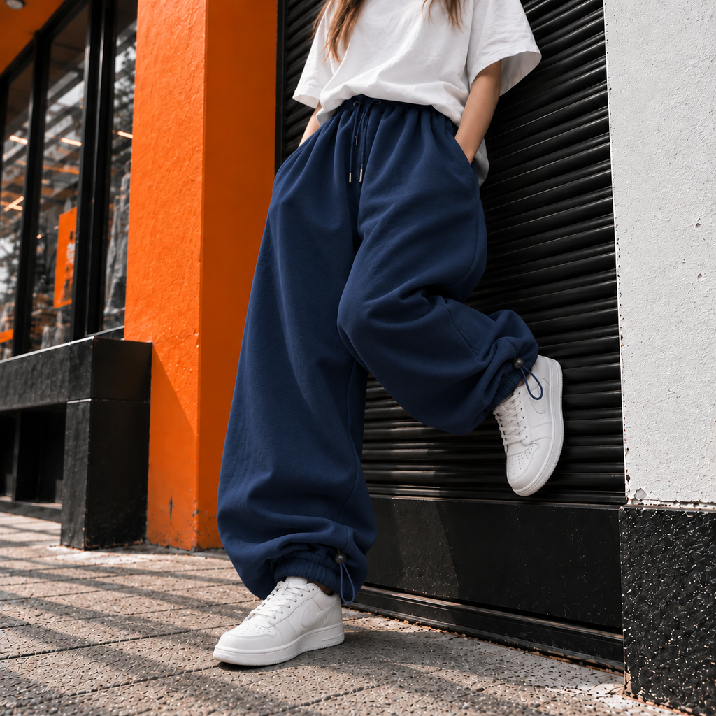 Super wide pant - Navy