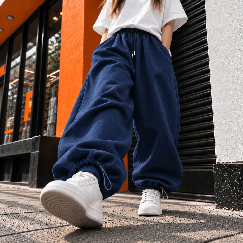 Super wide pant - Navy